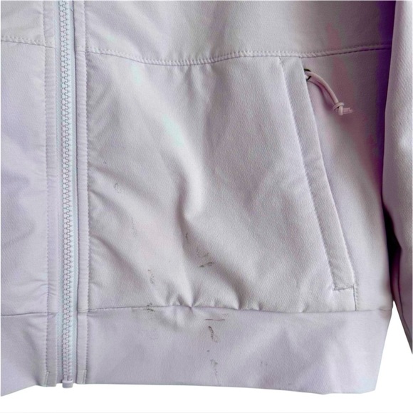 New The North Face Shelbe Raschel Bomber Jacket Lavender Fog WindWall Coat Med - Picture 7 of 7